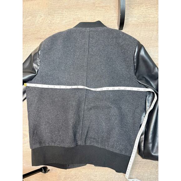 Seven for All Mankind Black and Gray Bomber Jacket Size M - Picture 8 of 9
